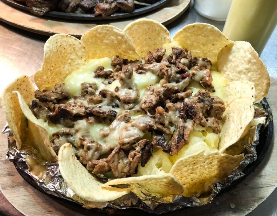 Papa de Carne Asada